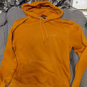 Men's Snipes Orange Pullover Hoodie Size L